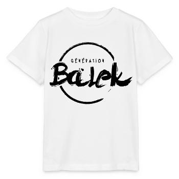Génération Balek - T-shirt bio MINI CREATOR Stanley/Stella Enfant - blanc - Devant - Maike (125cm)