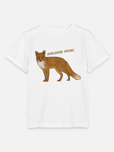 Schlauer Fuchs - Stanley/Stella Kinder T-Shirt MINI CREATOR  - Weiß