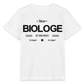 Bester Biologe - Stanley/Stella Kinder T-Shirt MINI CREATOR  - Weiß - Vorne - Maike (125cm)