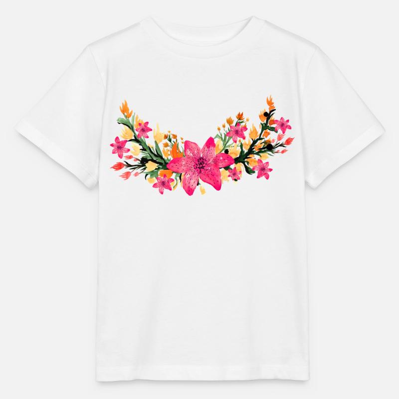 Blume - Stanley/Stella Kinder T-Shirt MINI CREATOR - Weiß