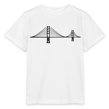 Golden Gate Bridge - Stanley/Stella MINI CREATOR Kids’ T-Shirt - white - Front - Maike (125cm)