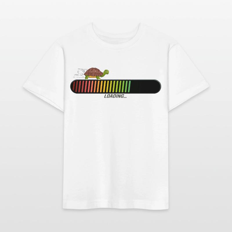 turtle bar loading loading progress drawing Stanley/Stella MINI CREATOR Kids’ T-Shirt