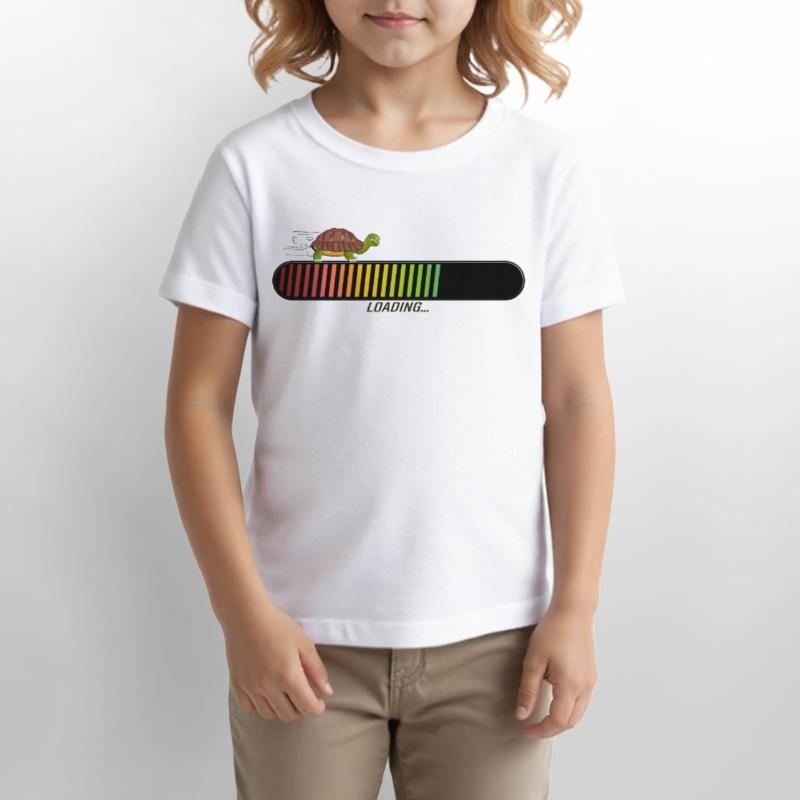 turtle bar loading loading progress drawing Stanley/Stella MINI CREATOR Kids’ T-Shirt