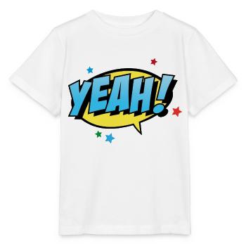 Yeah. - Stanley/Stella Kinder T-Shirt MINI CREATOR  - Weiß - Vorne - Maike (125cm)