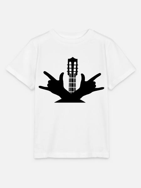 Music Rock Guitar Metal - Stanley/Stella Kinder T-Shirt MINI CREATOR - Weiß