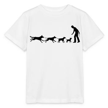 Hundeliebhaber - Stanley/Stella Kinder T-Shirt MINI CREATOR  - Weiß - Vorne - Maike (125cm)