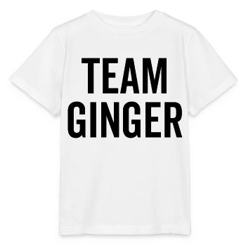Team Ingwer - Stanley/Stella Kinder T-Shirt MINI CREATOR  - Weiß - Vorne - Maike (125cm)