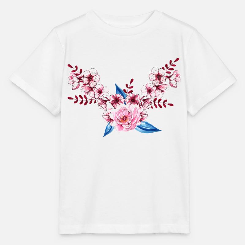 Fleur - T-shirt bio MINI CREATOR Stanley/Stella Enfant - blanc