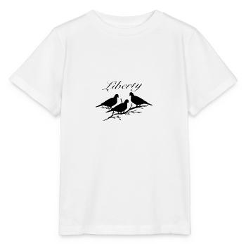 Poussières de liberté - T-shirt bio MINI CREATOR Stanley/Stella Enfant - blanc - Devant - Maike (125cm)