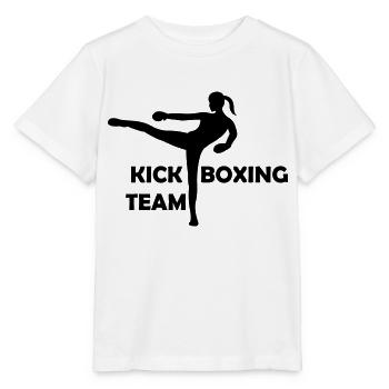 kickboxing woman team - Stanley/Stella Kinder T-Shirt MINI CREATOR  - Weiß - Vorne - Maike (125cm)