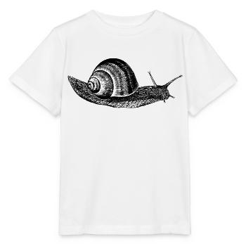 Escargot de vigne Escargot - T-shirt bio MINI CREATOR Stanley/Stella Enfant - blanc - Devant - Maike (125cm)