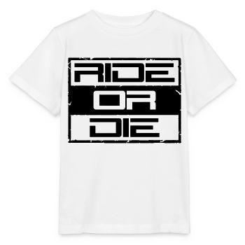 Ride or Die - Stanley/Stella MINI CREATOR Kids’ T-Shirt - white - Front - Maike (125cm)