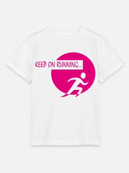 Marathon Running Run jogging - Stanley/Stella Kinder T-Shirt MINI CREATOR - Weiß