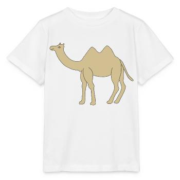 Einsames Kamel - Stanley/Stella Kinder T-Shirt MINI CREATOR  - Weiß - Vorne - Maike (125cm)