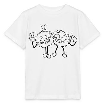 2 Verrückte Freunde - Stanley/Stella Kinder T-Shirt MINI CREATOR  - Weiß - Vorne - Maike (125cm)