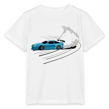 Dérive de voiture - T-shirt bio MINI CREATOR Stanley/Stella Enfant - blanc - Devant - Maike (125cm)
