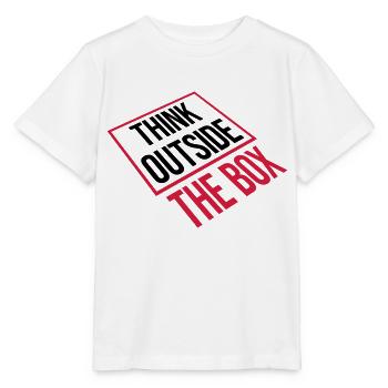 Thinking outside perspective - Stanley/Stella MINI CREATOR Kids’ T-Shirt - white - Front - Maike (125cm)