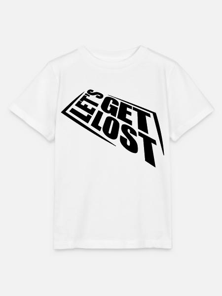 Lets Get Lost - Stanley/Stella Kinder T-Shirt MINI CREATOR - Weiß