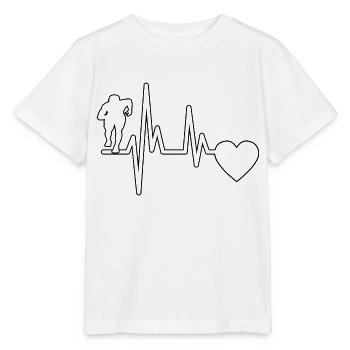 Jogging run fit jogging cardio training - T-shirt bio MINI CREATOR Stanley/Stella Enfant - blanc - Devant - Maike (125cm)