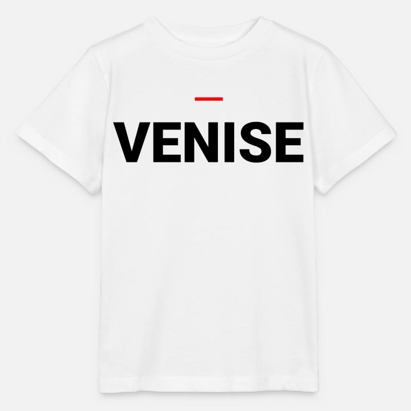 VENISE - T-shirt bio MINI CREATOR Stanley/Stella Enfant - blanc