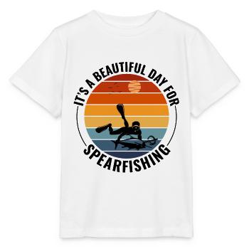Pêche sous-marine Pêche sous-marine Pêche au harpon - T-shirt bio MINI CREATOR Stanley/Stella Enfant - blanc - Devant - Maike (125cm)