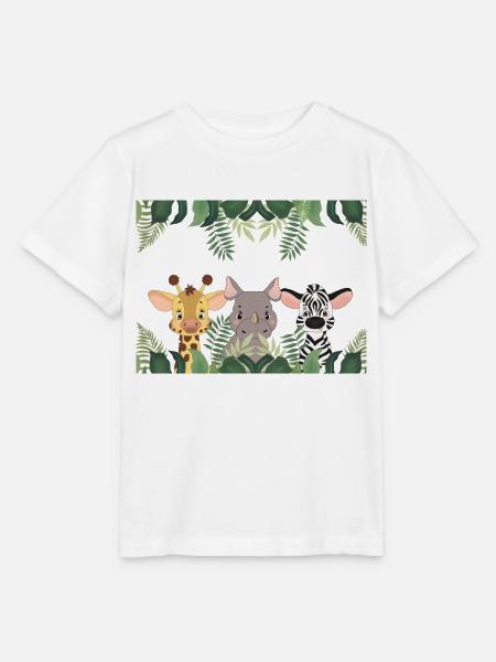 Wildtiere - Stanley/Stella Kinder T-Shirt MINI CREATOR - Weiß