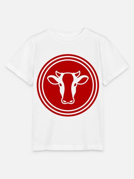 Rind Kopf - Stanley/Stella Kinder T-Shirt MINI CREATOR  - Weiß
