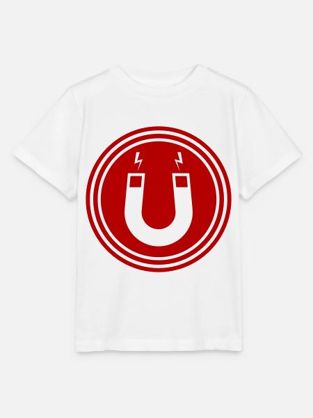 Hufeisen magnet - Stanley/Stella Kinder T-Shirt MINI CREATOR - Weiß