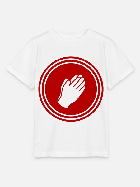 Hände symbol - Stanley/Stella Kinder T-Shirt MINI CREATOR - Weiß