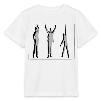 Personnes en déplacement - T-shirt bio MINI CREATOR Stanley/Stella Enfant - blanc - Devant - Maike (125cm)