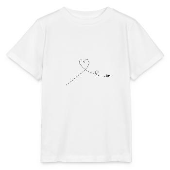 Papierflieger - Stanley/Stella Kinder T-Shirt MINI CREATOR  - Weiß - Vorne - Maike (125cm)