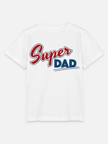 Super Papa - Stanley/Stella Kinder T-Shirt MINI CREATOR - Weiß