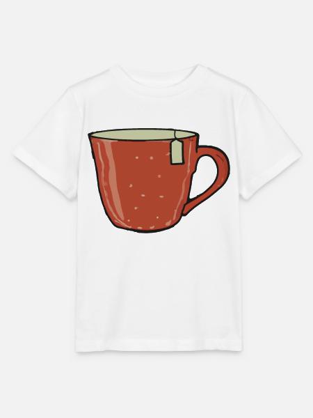 Tee Tasse Teetrinker Geschenkidee - Stanley/Stella Kinder T-Shirt MINI CREATOR  - Weiß