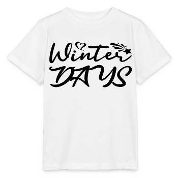 Winter Days - Stanley/Stella MINI CREATOR Kids’ T-Shirt - white - Front - Maike (125cm)