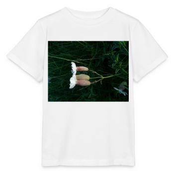 Blume liegt im Wind - Stanley/Stella Kinder T-Shirt MINI CREATOR  - Weiß - Vorne - Maike (125cm)