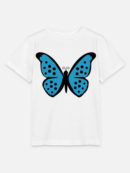 Schmetterling - Stanley/Stella Kinder T-Shirt MINI CREATOR - Weiß