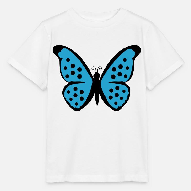 Schmetterling - Stanley/Stella Kinder T-Shirt MINI CREATOR  - Weiß