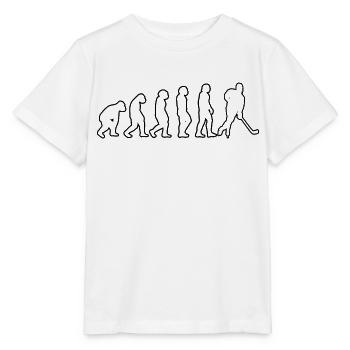 Eishockey Eishockeyteam Wintersport Geschenk - Stanley/Stella Kinder T-Shirt MINI CREATOR  - Weiß - Vorne - Maike (125cm)