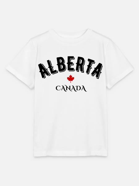 Alberta Kanada - Stanley/Stella Kinder T-Shirt MINI CREATOR  - Weiß