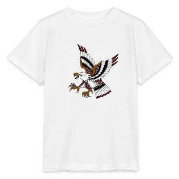 Aigle de la vieille école - T-shirt bio MINI CREATOR Stanley/Stella Enfant - blanc - Devant - Maike (125cm)