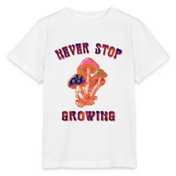 never stop white - Stanley/Stella Kinder T-Shirt MINI CREATOR  - Weiß - Vorne - Maike (125cm)