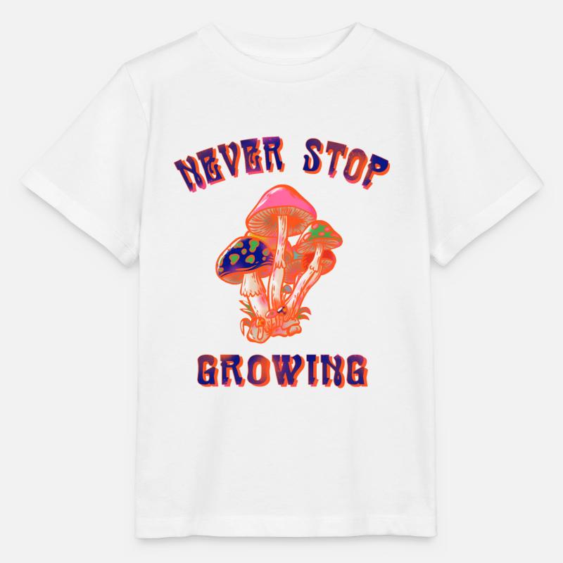 never stop white - Stanley/Stella Kinder T-Shirt MINI CREATOR  - Weiß