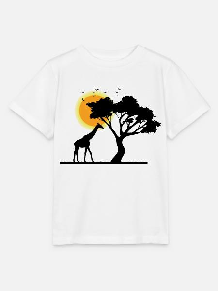 Safari Zoo AnimaSafari Zoo - Stanley/Stella Kinder T-Shirt MINI CREATOR  - Weiß