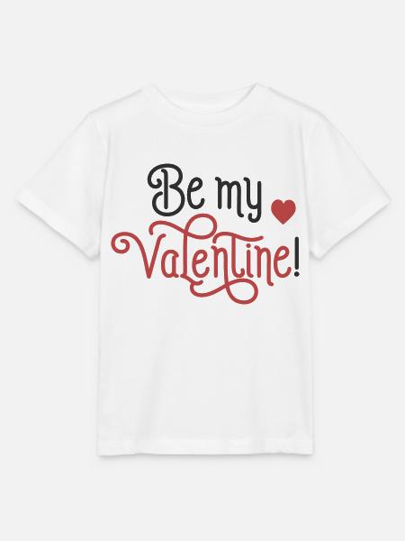 Be My Valentine - Stanley/Stella Kinder T-Shirt MINI CREATOR - Weiß