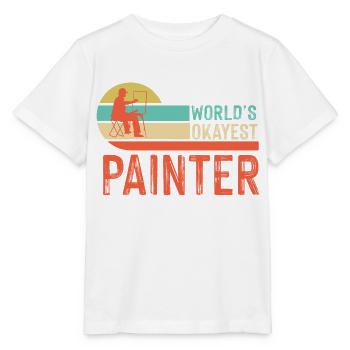 Maler und Lackierer, der Beste und Nervigste Beruf - Stanley/Stella Kinder T-Shirt MINI CREATOR  - Weiß - Vorne - Maike (125cm)