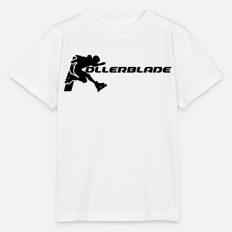 rollerblader silhouette schwarz - Stanley/Stella Kinder T-Shirt MINI CREATOR  - Weiß
