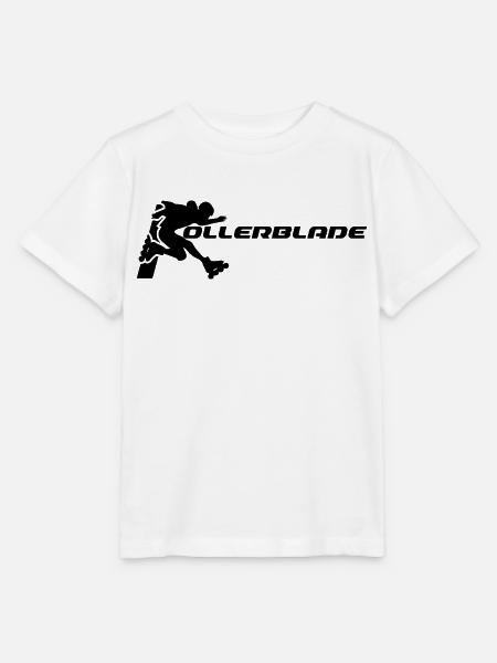 rollerblader silhouette schwarz - Stanley/Stella Kinder T-Shirt MINI CREATOR - Weiß
