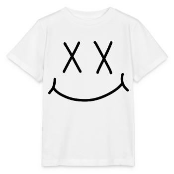 Emoji Rire - T-shirt bio MINI CREATOR Stanley/Stella Enfant - blanc - Devant - Maike (125cm)