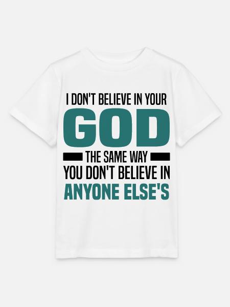Atheismus - Stanley/Stella Kinder T-Shirt MINI CREATOR - Weiß