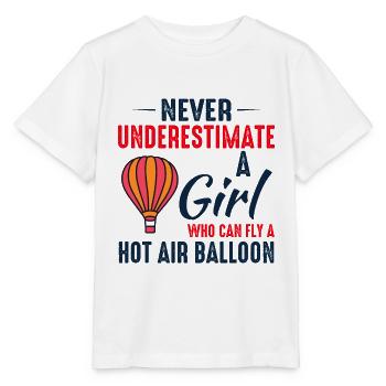 Montgolfière Montgolfière Montgolfière - T-shirt bio MINI CREATOR Stanley/Stella Enfant - blanc - Devant - Maike (125cm)